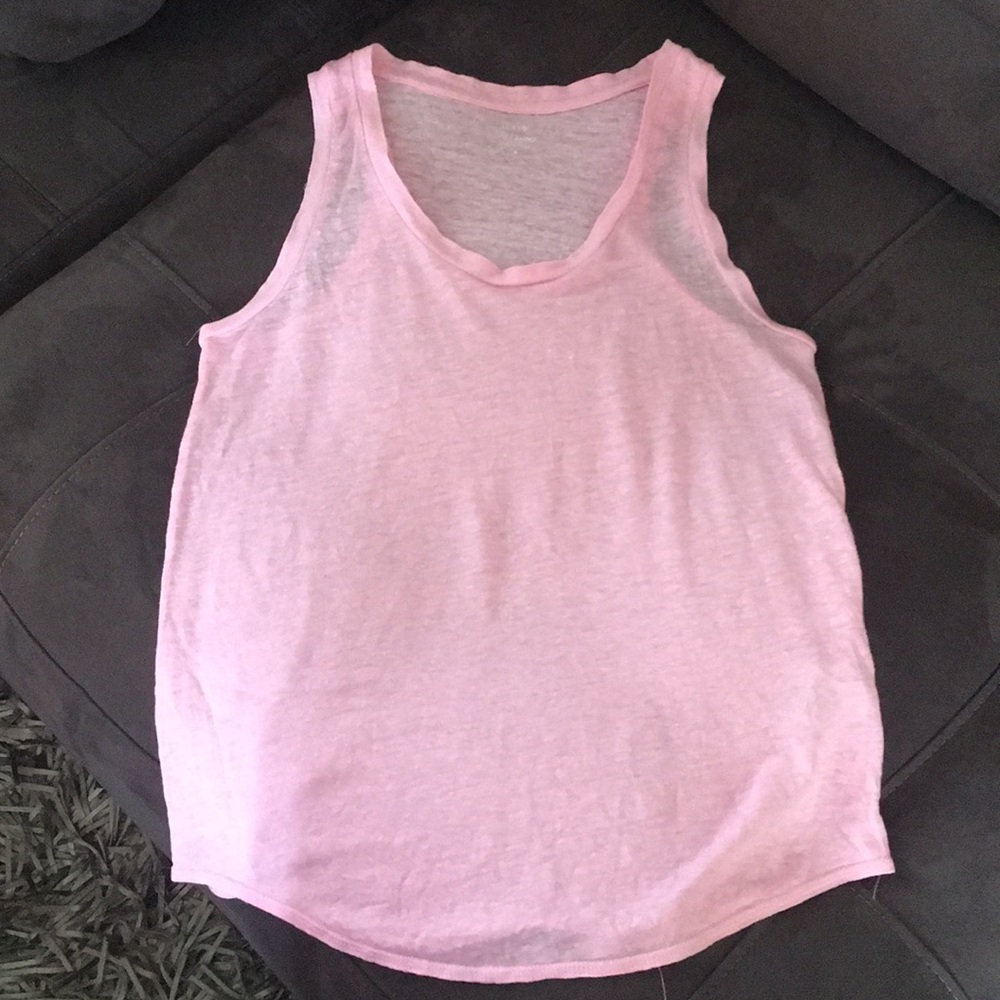 J crew linen tank top